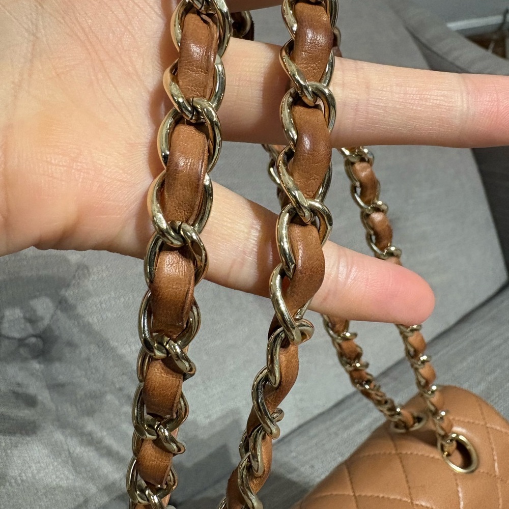 CHANEL caramel double flap - Picture 10 of 17